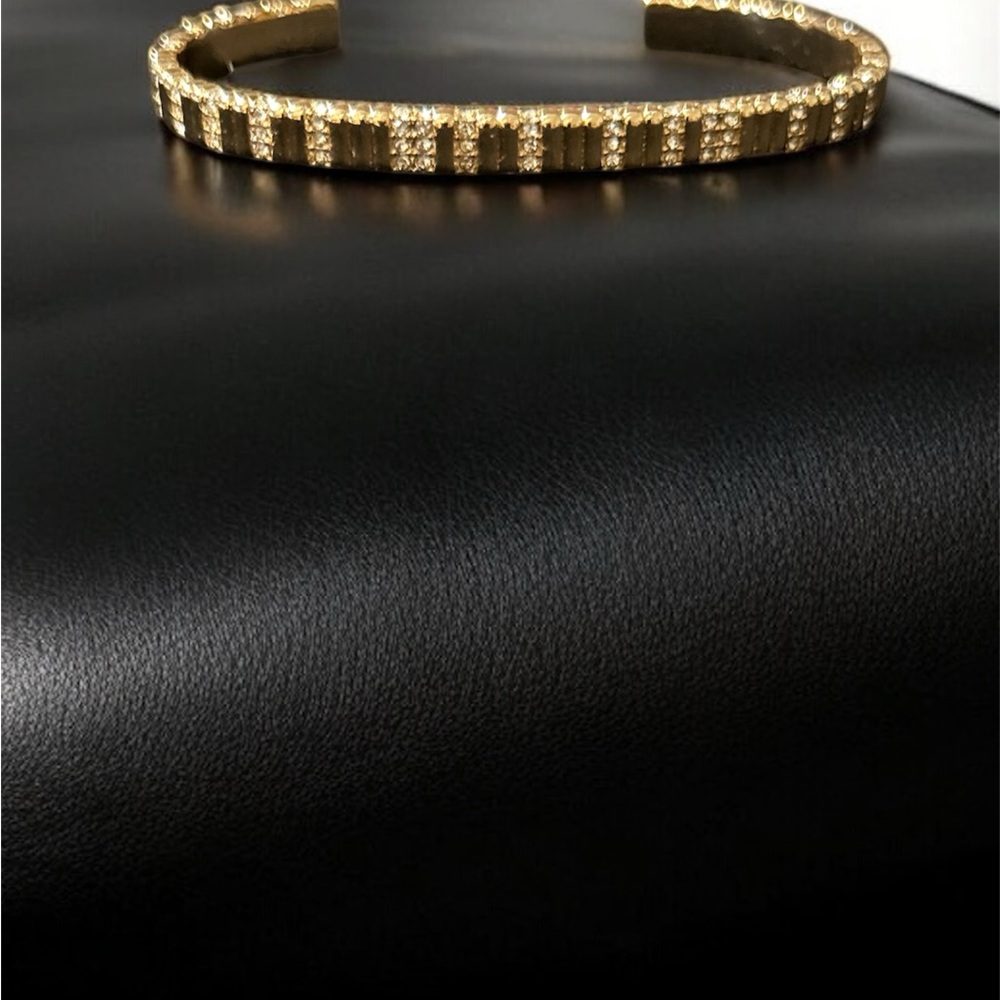 Baublebar Gabrielle Pavé Cuff Bracelet in Gold Tone